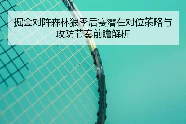 掘金对阵森林狼季后赛潜在对位策略与攻防节奏前瞻解析